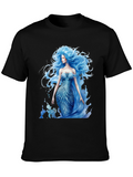 Mermaid Graphic T-Shirt - Unique Artistic Design
