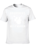 Drummers Hit It Harder T-Shirt - Music Lover Tee