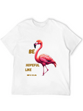 Be Hopeful Like This Flamingo Graphic Tee