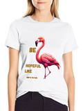 Be Hopeful Like This Flamingo Graphic Tee