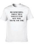 Motivational Quote Black T-Shirt