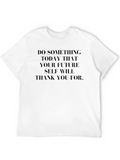Motivational Quote Black T-Shirt