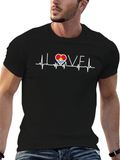 Love Kiribati Flag Heartbeat T-Shirt