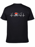 Love Kiribati Flag Heartbeat T-Shirt