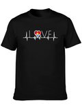 Love Kiribati Flag Heartbeat T-Shirt