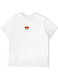 Love Kiribati Flag Heartbeat T-Shirt