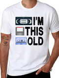 Im This Old T-Shirt Retro Media Design