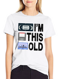 Im This Old T-Shirt Retro Media Design
