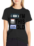Im This Old T-Shirt Retro Media Design