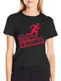 Funny Running T-Shirt: I Run Better Than The Government