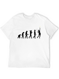 Evolution of Tennis Black T-Shirt