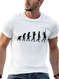 Evolution of Tennis Black T-Shirt