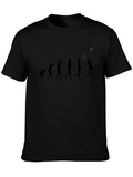 Evolution of Tennis Black T-Shirt