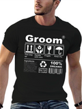 Groom T-Shirt - Funny Organic Husband Wedding