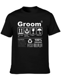 Groom T-Shirt - Funny Organic Husband Wedding