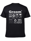 Groom T-Shirt - Funny Organic Husband Wedding