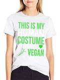 Vegan Human Costume Graphic T-Shirt