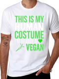 Vegan Human Costume Graphic T-Shirt