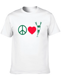 Peace Love Frog T-Shirt - Black