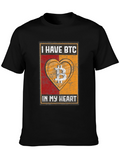 I Have BTC In My Heart T-Shirt Bitcoin Crypto