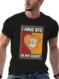 I Have BTC In My Heart T-Shirt Bitcoin Crypto