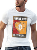 I Have BTC In My Heart T-Shirt Bitcoin Crypto