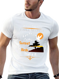 Retirement Sunset & Birds T-Shirt