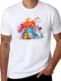 Camping Vibes Graphic Tee - Beach Campfire T-Shirt