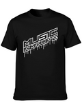 Music is my Life Graphic Tee - Black