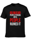 Funny People Person Graphic T-Shirt