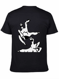 Clawing Hand Graphic Print Black T-Shirt