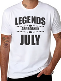 Legends Are Born In July T-Shirt