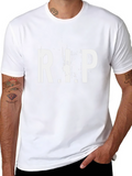R.I.P. Graphic Print T-Shirt - Black
