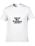 Broadway Lyrics Graphic T-Shirt - Black