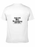 Broadway Lyrics Graphic T-Shirt - Black