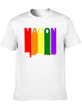 Rainbow Macon Skyline Black T-Shirt