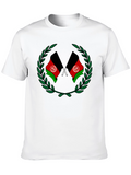 Graphic Tee with Afghanistan Flag Design