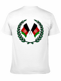 Graphic Tee with Afghanistan Flag Design