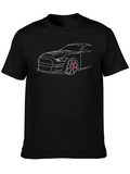 Car Graphic Black T-Shirt