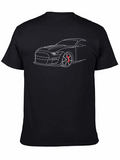 Car Graphic Black T-Shirt