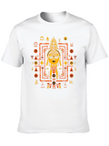 Unique Graphic Tee - Tribal Art Style