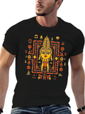 Unique Graphic Tee - Tribal Art Style