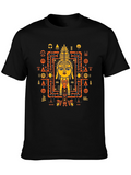 Unique Graphic Tee - Tribal Art Style