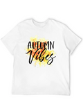 Autumn Vibes Black T-Shirt