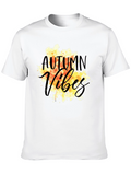 Autumn Vibes Black T-Shirt