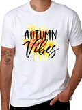 Autumn Vibes Black T-Shirt