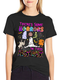 Halloween Theres Some Horrors T-Shirt