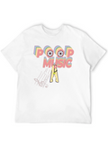 Poop Music Graphic T-Shirt