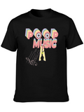 Poop Music Graphic T-Shirt
