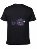 Lets Ride Graphic Tee - Motorcycle Helmet T-Shirt